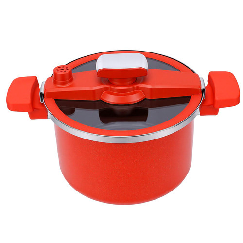 Leftwei Enamel Micro Pressure Cooker 7L Stew Soup Braising Pot