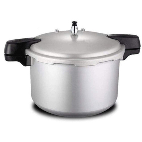 GRSJKRI Aluminum Pressure Cooker Fast Canner with Steam Release Valve for Rice or Soup-11.5L