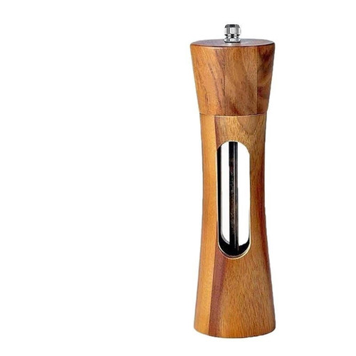 Wood Salt and Pepper Grinder Set with Base(1)