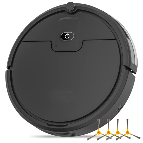 Robot Vacuum Cleaner, Upgraded Tangle-Free Suction Robotic Vacuum Cleaners for Pet Hair, 120 Mins Runtime, Self-Charging Robot Vacuums for Home Hard Floors