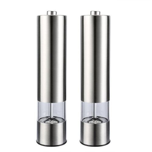 KMWHPJN Electric Salt and Pepper Mill Set Automatic Herb Spice Grinder Adjustable Coarseness Gifts Kitchen Gadget