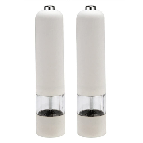 KMWHPJN Electric Salt and Pepper Mill Set Automatic Herb Spice Grinder Adjustable Coarseness Gifts Kitchen Gadget