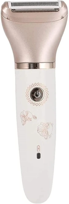 KouRy Electric Shaver for Women,2 in 1 USB Rechargeable Electric Epilator Hair Shaver Ladies Electric Trimmer Remover Waterproof Razor Ideal Gift