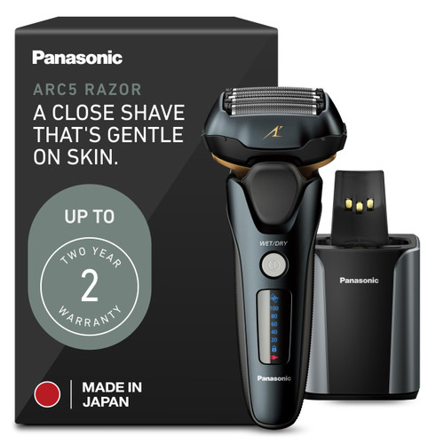 Panasonic ARC5 Electric Razor for Men, 5-Blade Electric Foil Shaver Wet Dry