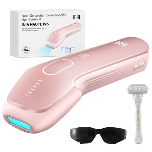 INIA HAUTE Pro Laser Hair Removal with Ice-Cooling Care for Women and Men