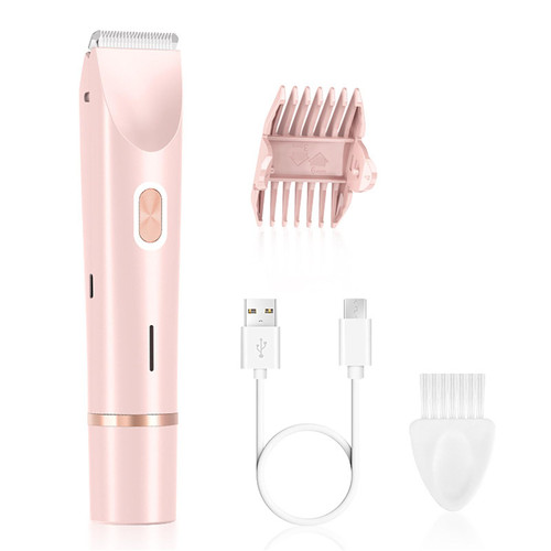 WBRSybUS Dual Head Shaver Women, 2-in-1 Electric Shaver & Trimmer, Waterproof, Rechargeable, Suitable for Women's Body Hair Grooming, Bikini Line, Underarms, Legs