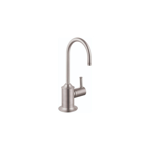 hansgrohe Talis C Stainless Steel Beverage Kitchen Faucet, Kitchen Water Filter Faucet, Faucet for Kitchen Sink, Stainless Steel Optic 04302800