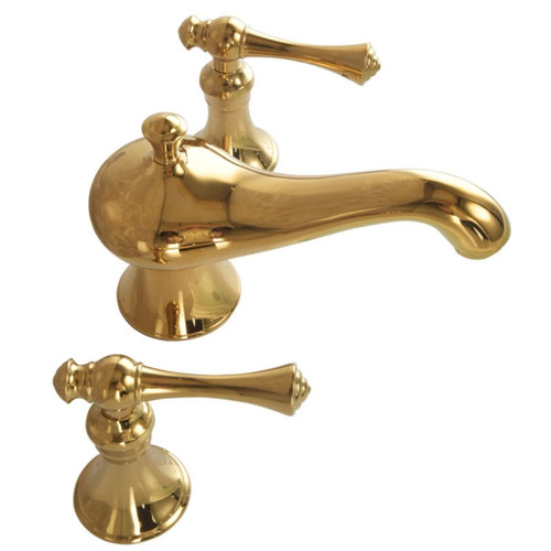 Antique Copper 3-Hole Basin Faucet Hot & Cold Water Tap for Bathroom or Kitchen Sink Vintage Style All-Copper Construction Easy Installation