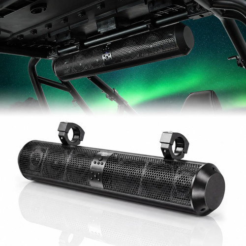 KEMIMOTO 28 Inch 6-Speaker UTV ATV Sound Bar with 4X Subwoofers 2X Tweeters
