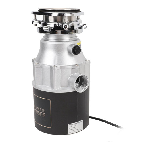 Garbage Disposal, 3800RPM Continuous Feed Food Waste Disposer to 1‑3mm, Stainless Steel Food Waste Grinding System for Kitchen Sink Food Waste, Power Cord Included (US Plug 110V)