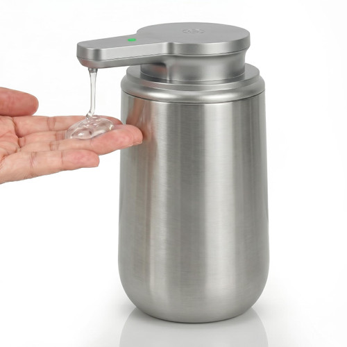 Newise Automatic Liquid Soap Dispenser Touchless - 10.5 Oz, Stainless Steel