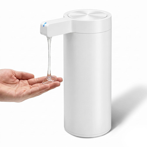Automatic Hand Soap Dispenser, Touchless, 9 oz, White, Rechargeable