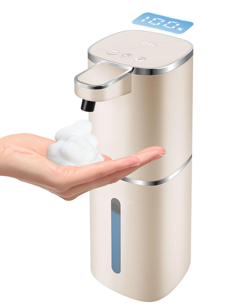Automatic Foaming Soap Dispenser Touchless, Digital Display, Rechargeable
