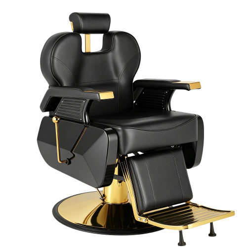 Hicomony Hydraulic Barber Chair, Reclining Salon Chair with Wide Seat