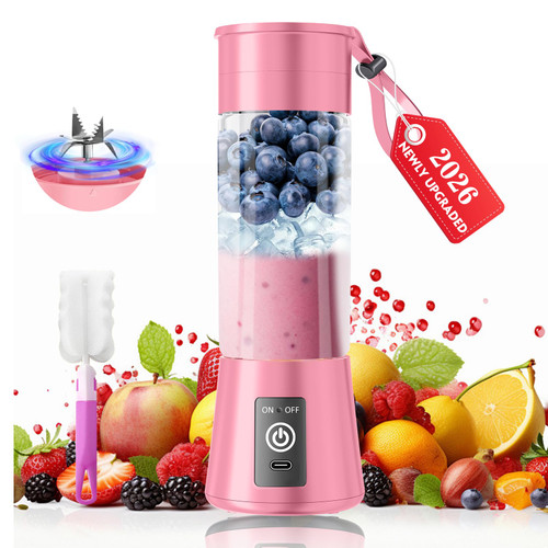 2026 Newly Upgraded Portable Smoothie Blender - Personal Travel Blender