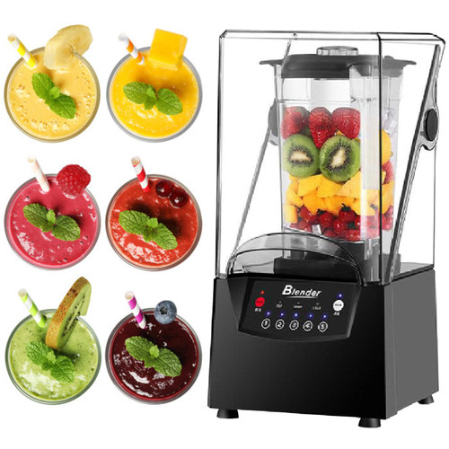 2200W Commercial Smoothie Maker Blender, Low Noise Juicer, 10L