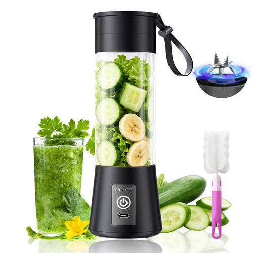 Small Portable Shakes & Smoothies Blender - 13 Oz Personal Size Blender