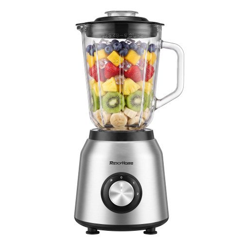 REXYHOME 700W Blender with 50oz Glass Jar, Countertop Blenders for Kitchen