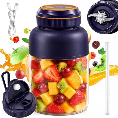 Cordless Portable Blender Cup Smoothie Bottle 1300ml