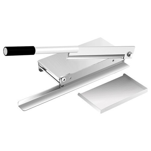 Heavy Duty Bone Cutter, Manual Meat Cutting Machine with Stainless Blade