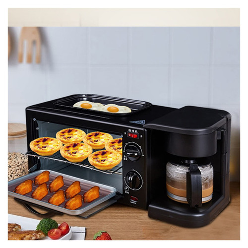 YRJFUT Breakfast Machine Bread Maker Toaster Electric Mini Oven Hot Dog Kitchen Cooking Roti Household