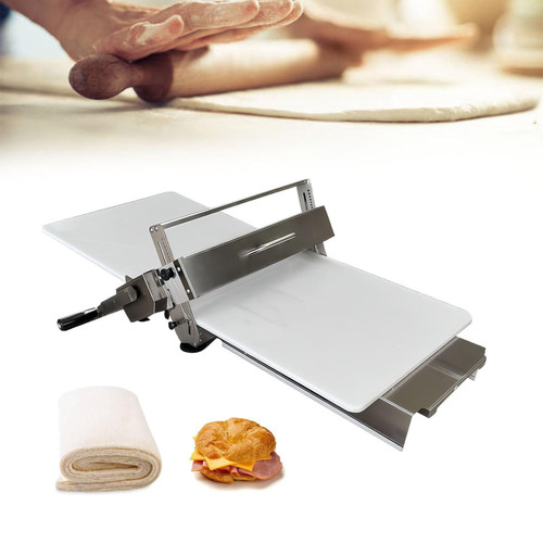 Electric Dough Sheeter for Croissant Pizza Bread, Folding Rolling Machine