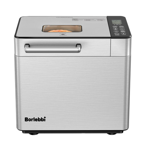 Bread Maker Machine, 2LB Stainless Steel Bread Machine with Nut Dispenser