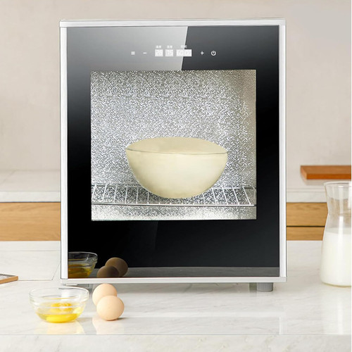 40L Electric Dough Proofer - Adjustable Temp, Timing & Humidity Control for Perfect Bread Rising - Ideal for Home Baking & Artisan Bread Makers