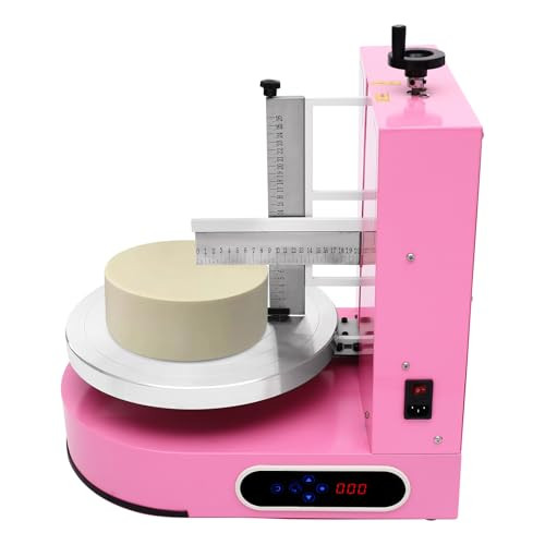 Electric Cake Decorating Machine 4-12inch, Automatic Cream Coating &