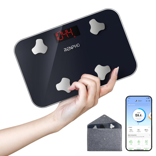 RENPHO Elis Go Travel Smart Scale with BMI, Body Fat, Muscle Mass