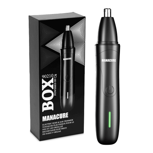 BOX90210 Ear and Nose Hair Trimmer for Men, Waterproof Eyebrow Trimmer
