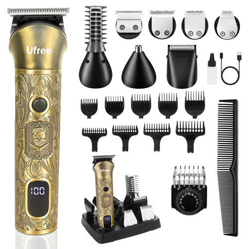 Ufree Professional Beard Trimmer for Men, Electric Shaver Razor, Men Gift