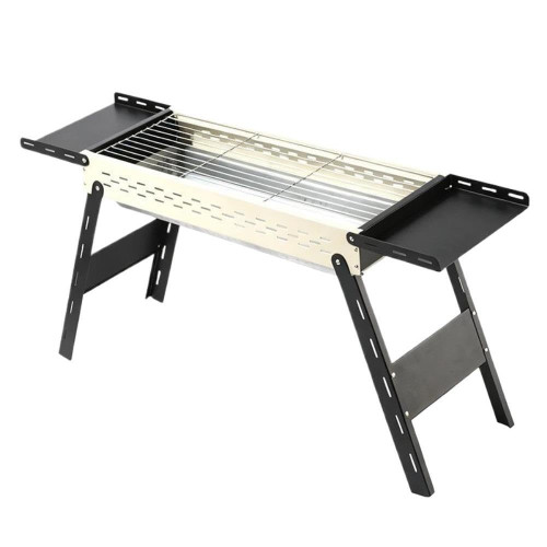 Foldable Portable Charcoal BBQ Grill Outdoor Camping Barbecue 304 Steel