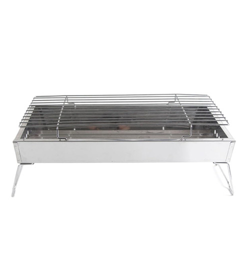 Charcoal Grill Stainless Steel Folding Barbecue Grill Portable Charcole For Outdoor Cooking Picnic Outdoor Portable
