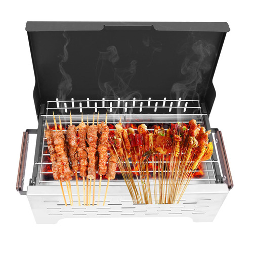 Portable Charcoal Grill, Folding Camping Grill, Outdoor BBQ