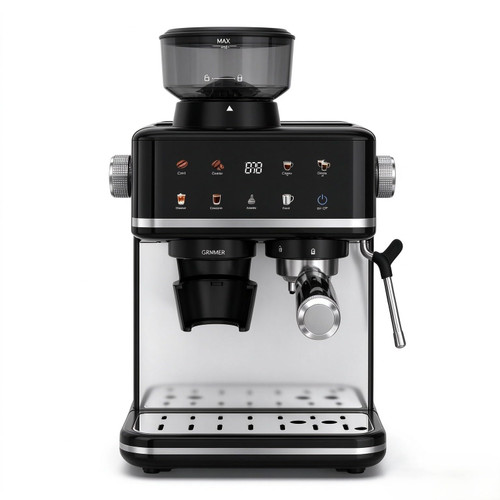 Garvee espresso machine coffee maker coffee machine, 20 Bar With Built-in Grinder,30 Grind Settings For Home