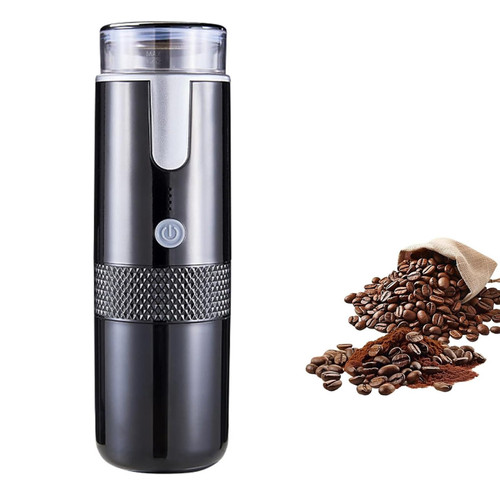 Portable Car Coffee Maker, USB Rechargeable Capsule Brewer, 1200mAh Battery, Compact and Lightweight for Home, Office, Camping and Road Trips