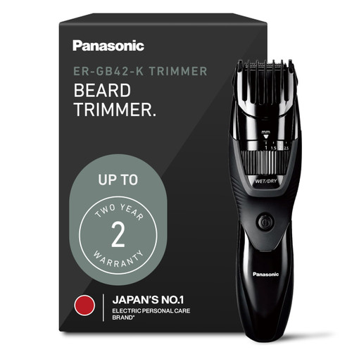 Panasonic Beard Trimmer for Men, Wet/Dry Facial Hair Trimmer with 19 Length