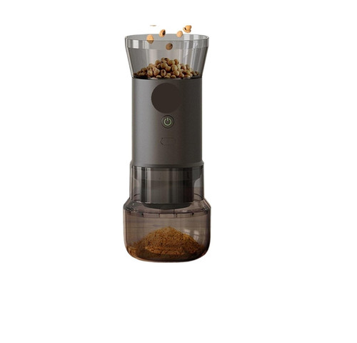 KVXJH All-In-One Grinding & Brewing Portable Electric Coffee Grinder Multifunctional Beans Grinder Coffee Maker(Light green)