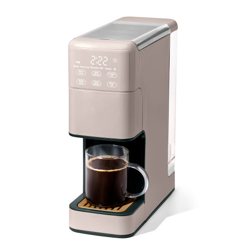 Programmable Single Serve Coffee Maker with Built-In Burr Grinder