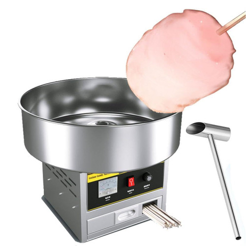 Commercial Cotton Candy Machine - 45cm Electric Cotton Candy Floss Maker