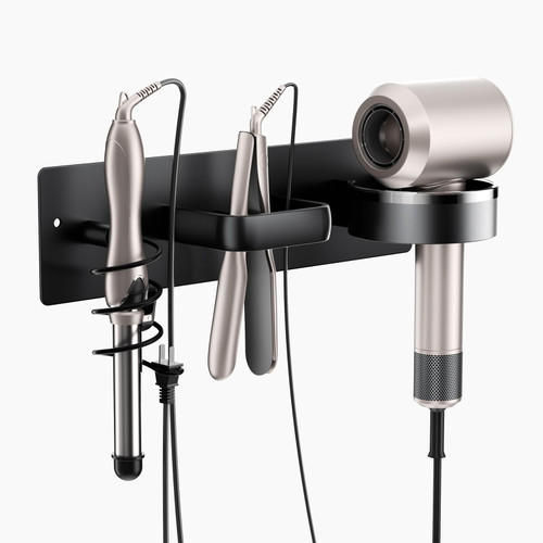 OSHPRO 3-in-1 Hair Dryer Holder Wall Mount, Hair Tool Organizer