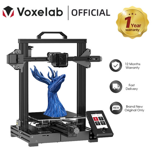 Voxelab Aquila C2 X2 DIY 3D Printer Kit Silent Mainboard Resume Printing Carborundum Glass Bed Large Size 3d Printer impresora