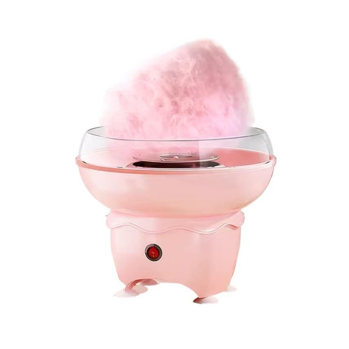 Candy Floss Machine Household Mini Fully Automatic Commercial Cotton Candy Machine for Children Candy Floss Maker(Pink)