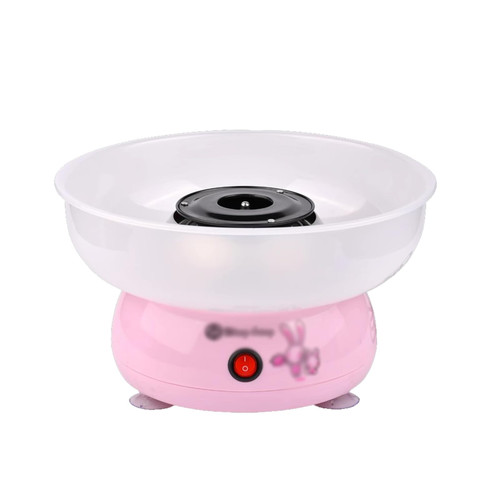 Candy Floss Machine Mini Full Automatic Household Cotton Candy Machine Making Color Candy Floss Maker(Pink)