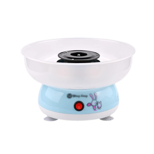 Candy Floss Machine Mini Full Automatic Household Cotton Candy Machine Making Color Candy Floss Maker(Blue)