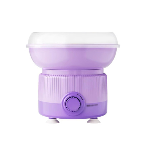 Cotton Candy Machine Household Cotton Candy Machine Mini Full Automatic Making Color(Purple)