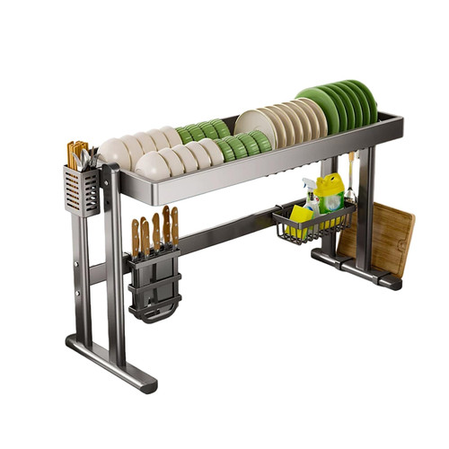 Dish Drying Rack, Large Capacity Over Sink Kitchen Storage Organizer