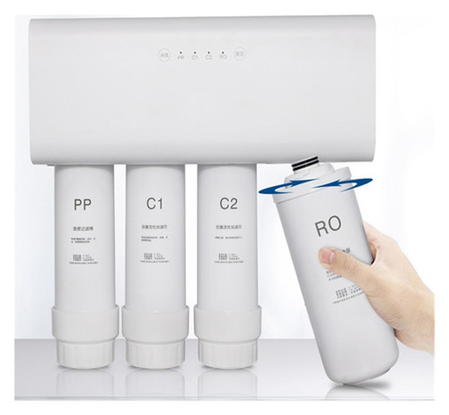 YXEDPBF Reverse Osmosis Filters, Water Filter Water Purifier Filter， Home Kitchen Ultrafiltration Drinking Water Filter System with Faucet Household Water for Under Sink Home Kitchen(Pp)