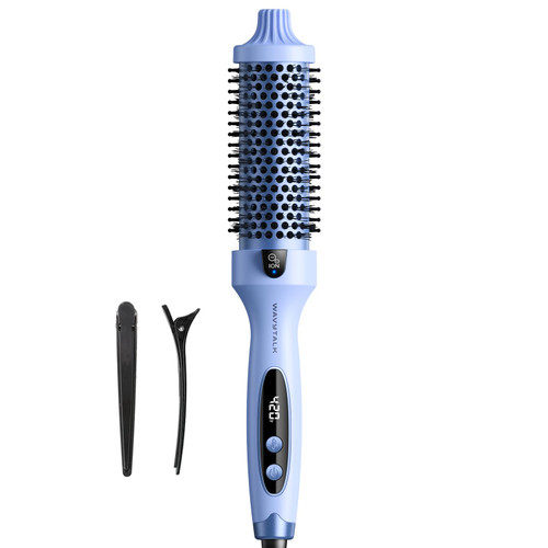 Wavytalk Thermal Brush Blowout Boost 1.5″ Heat Round Brush for Blowout Look